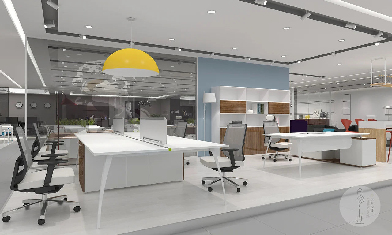 Wooden Ceo Office Furniture Modern Style Computer L Shape Desk Boss Manager Office Table Executive Desk Table Workstation