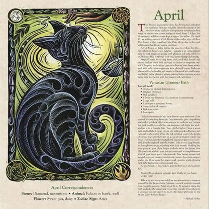 Witches' Calendar 2026 Witches' Botanical Calendar Book Wall Hanging Decorative Wall Art Creative Gift For Family Friends