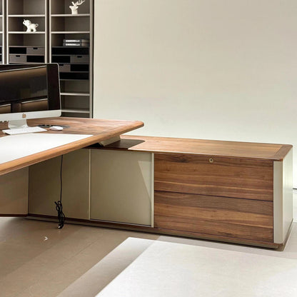Wooden Fashion Office Desk Simple Creative Cheap Interior Big Size Office Desk Save Space Meuble Bureau Chinese Style Furniture