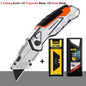 Greener Folding Zinc Alloy Heavy Duty Box Cutter Multifunctional Thickening Tool Wallpaper Utility Knife Paper Cutting