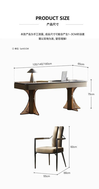 Elegant Craftsmanship In Large Office Desk Stunning European Design Standing Table Office Use Muebles Oficina Home Accessories