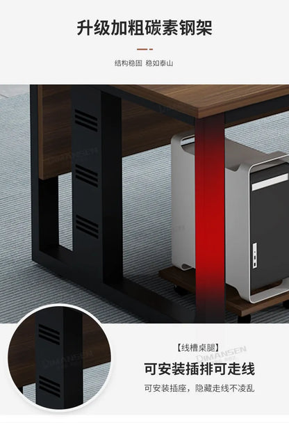 Interior Fashion Office Desk Luxury Designer Aesthetic Office Desk Universal Safe Mesa Ordenador Ornaments Home Furniture
