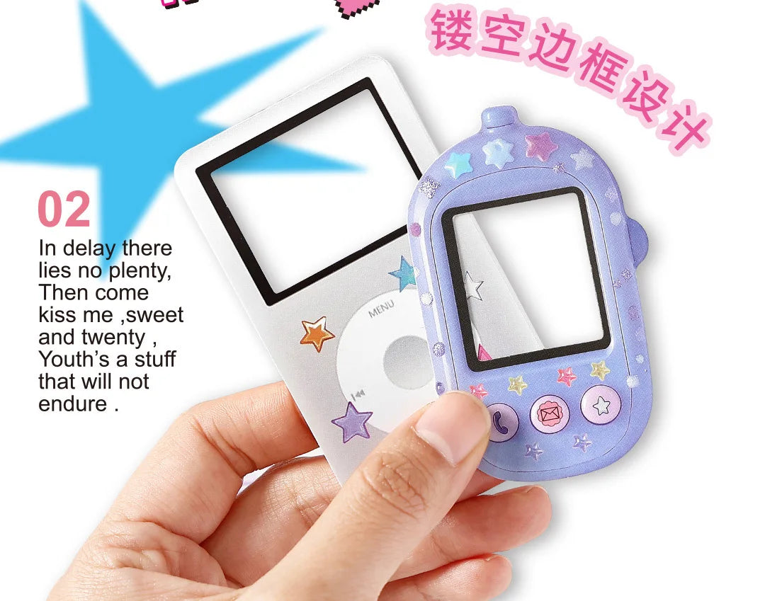 15Pcs/lot Y2K Cute Retro Paper Card Stickers Material Pack Decorative Journal Scrapbooking DIY Photo Frame Collage