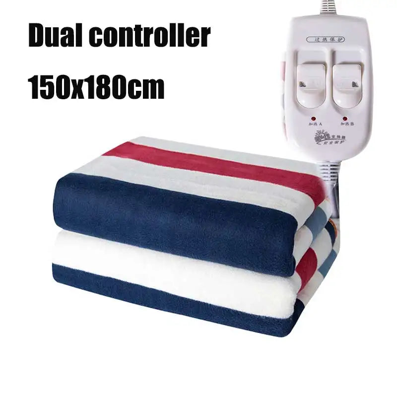 Warm Blanket Electric Heated Blanket 110V/ 220VElectric Blanket Double Manta Electrica Heating Blanket Carpets Heated Mat