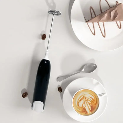 Milk Frother Electric Portable Mini Milk Foamer Coffee Cappuccino Foam Maker Creamer Whisk Frothy Egg Beater Kitchen Accessory