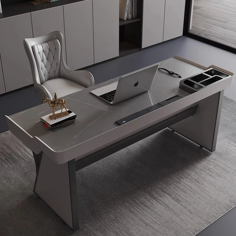 Premium European Style Office Desk Large Craft Sedentary Table Offers Ergonomic Comfort Long Hours Muebles Oficina Accessories