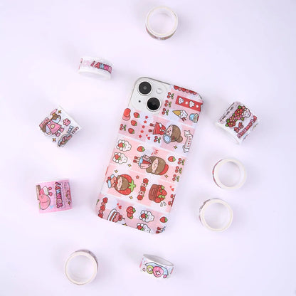 20 Rolls Cute Girl Washi Tape Set, DIY Aesthetic Masking Sticker, Photo Frame Laptop Keyboard Phone Case Wall Decorative Sticker