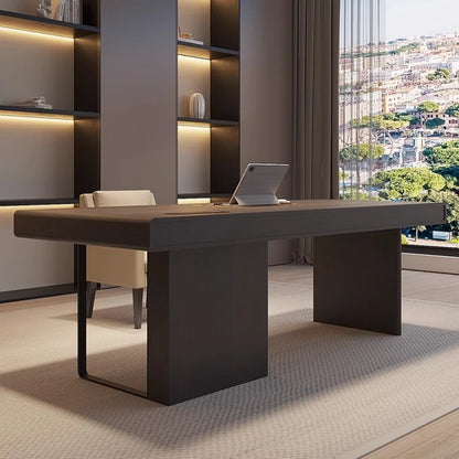 Stylish Executive Writing Desk Perfect Office Study Corner Modern Design Meets Functionality Mesa Para Computador Accessories