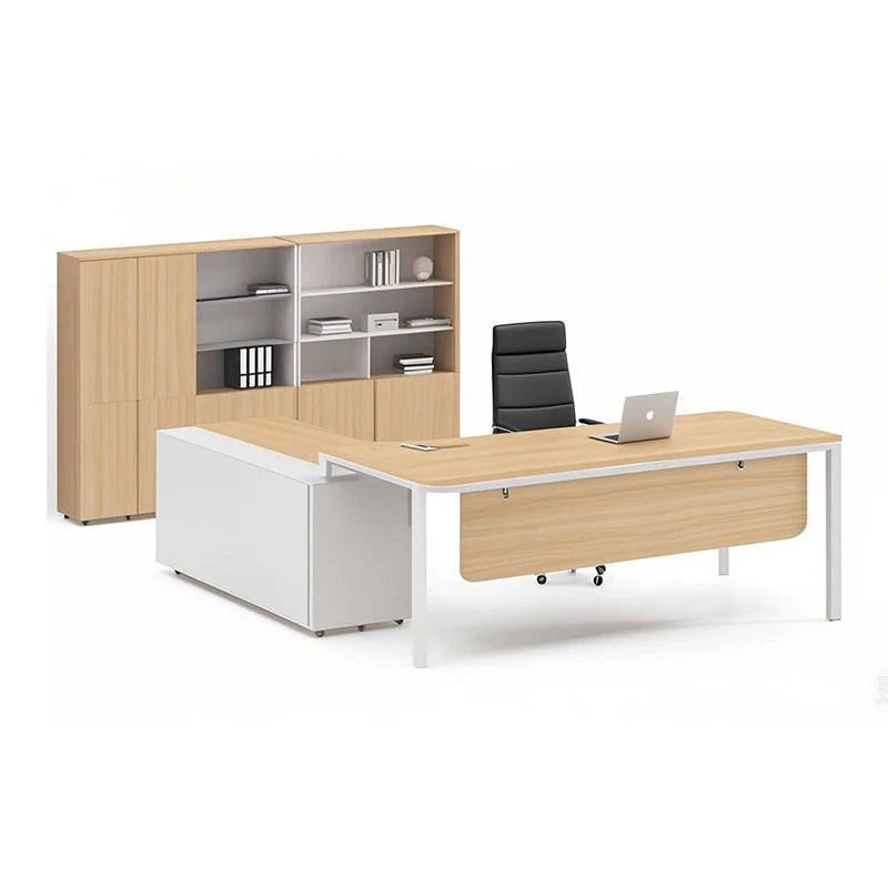 Modern Executive Office Desk with Built in Storage CEO Boss Office Furniture Computer Table  boss office desk