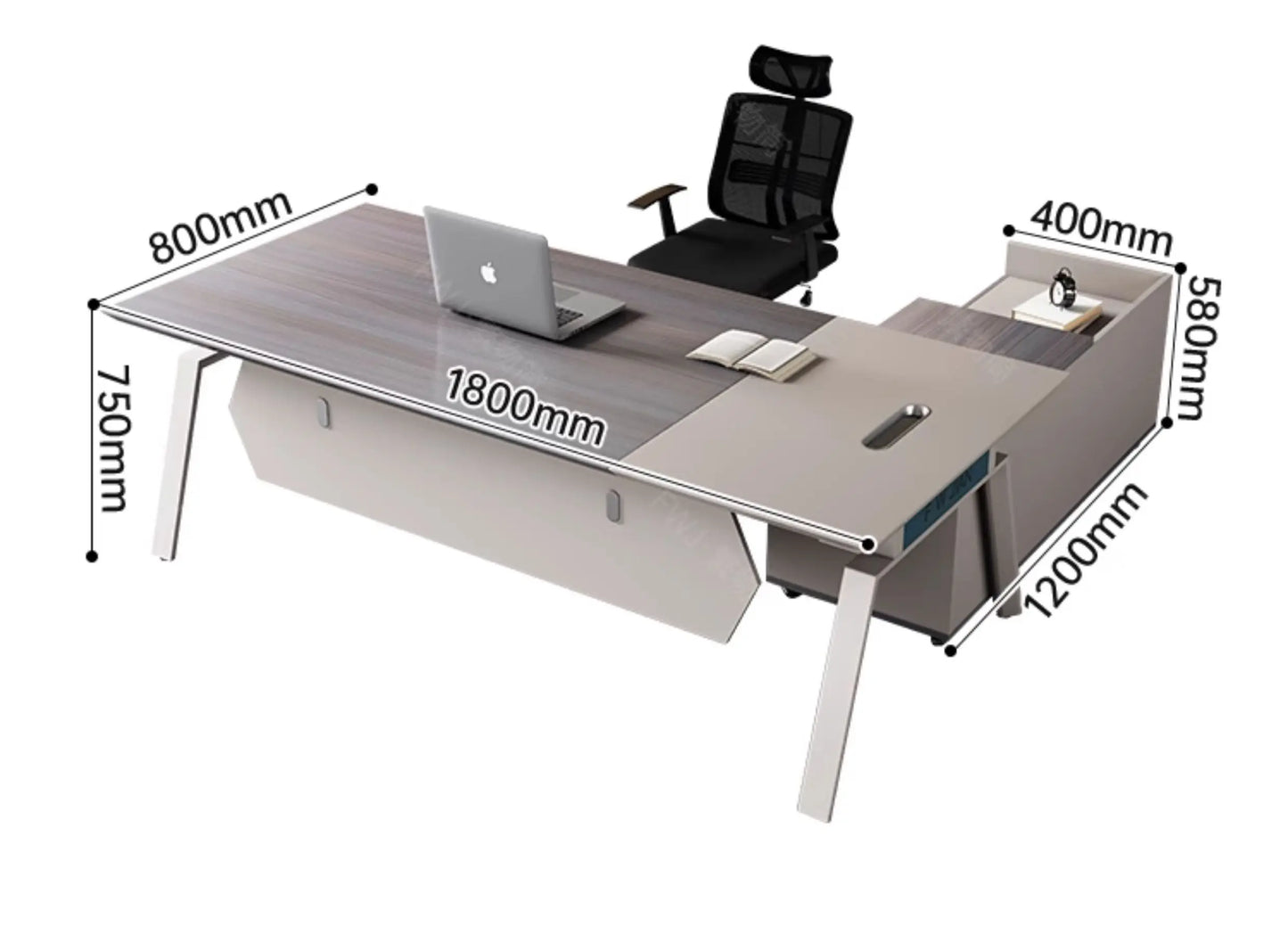 Living Room Lshaped Office Desk Luxury Design Chinese Style Fashion Office Desk Interior Escritorio Oficina Postmodern Furniture