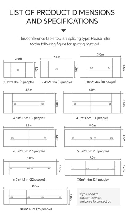 Modern Wooden Office Furniture Meeting Desk Office Conference Table Office Folding Meeting Table