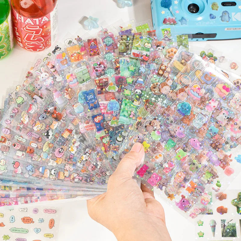 Mr. Paper, 10pcs/pack,cute Mini Stickers for Animal Food and Beverage,scrapbook,photo Frame,phone Case,diary Decoration Stickers