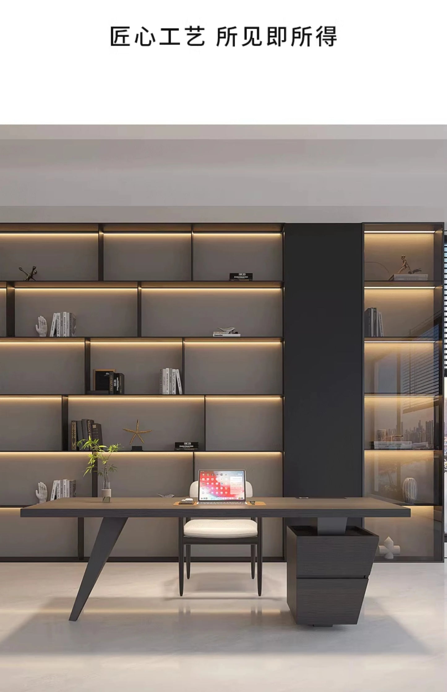 Stylish Luxury Corner Office Desk Ergonomic Design Modern Escritorios De Ordenador Ideal Productive Work Environment Furniture