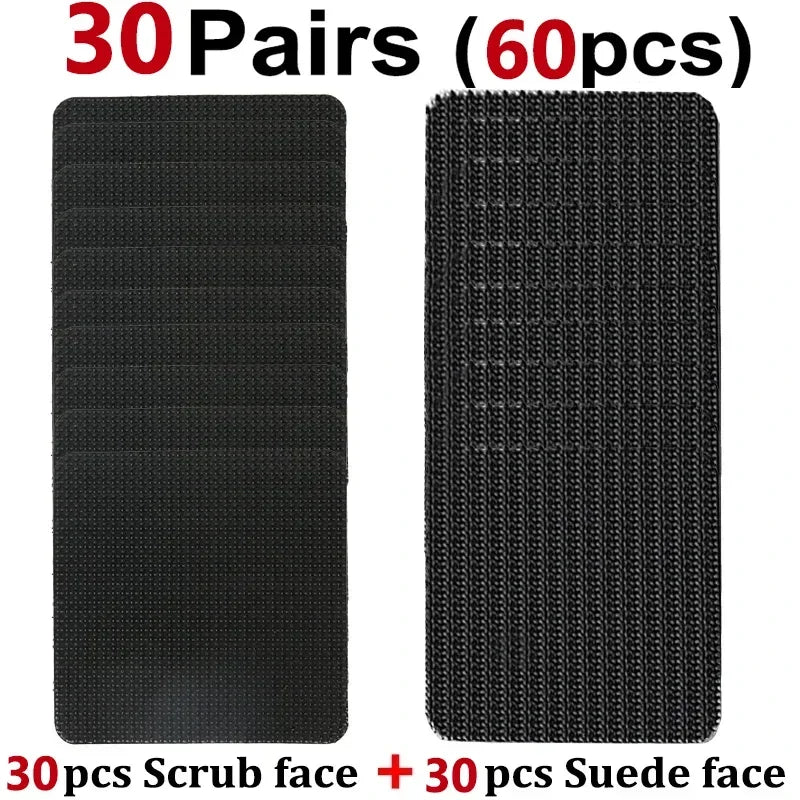 Double Side Adhesive Patch for Car Carpet Fixing Stickers Fasteners Home Office Foot Mats Carpets Anti Skid Grip Nylon Tape Pads