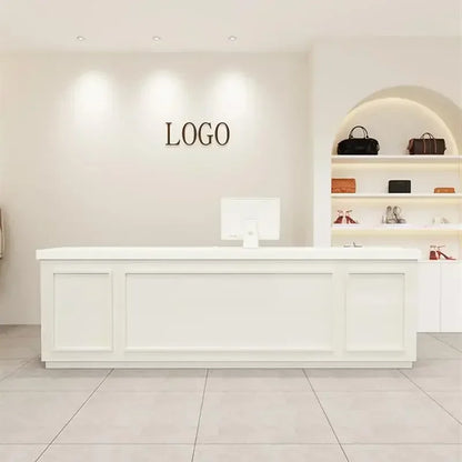 Office Salon Reception Desks Counter Display Checkout Counter Reception Desks Beauty Mostrador Negocio Commercial Furniture
