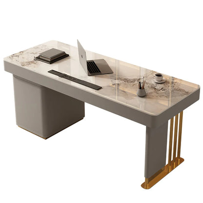 Chic Standing Desk Luxury Large Office Table Sleek European Floor Design Great Corporate Use Muebles Oficina Home Decoration