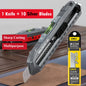 Multifunctional Utility Knife with Ruler and Level High Quality Cutting Tool Heavy-Duty All Steel Thickened Wallpaper Knife