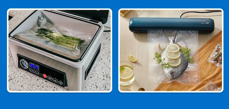 Vacuum Bags for Food Kitchen Vacuum Sealer Food Fresh Long Storage Saver Bags Keeping Food for Vacuum Packer Length Is 5m