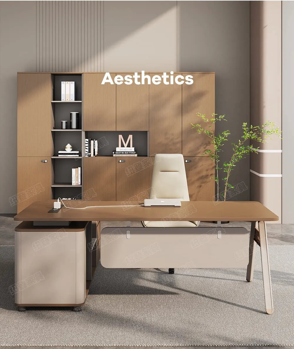 Organizer Large Office Desk Professional Simple Fashion Interior Universal Office Desk Wooden Escritorio Oficina Home Furniture