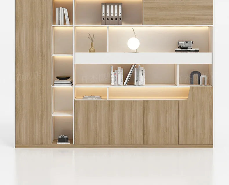 Wooden Study Office Desk Modern Computer Space Saving Luxury Design Safe Office Desk Aesthetic Mesa Ordenador Room Furniture
