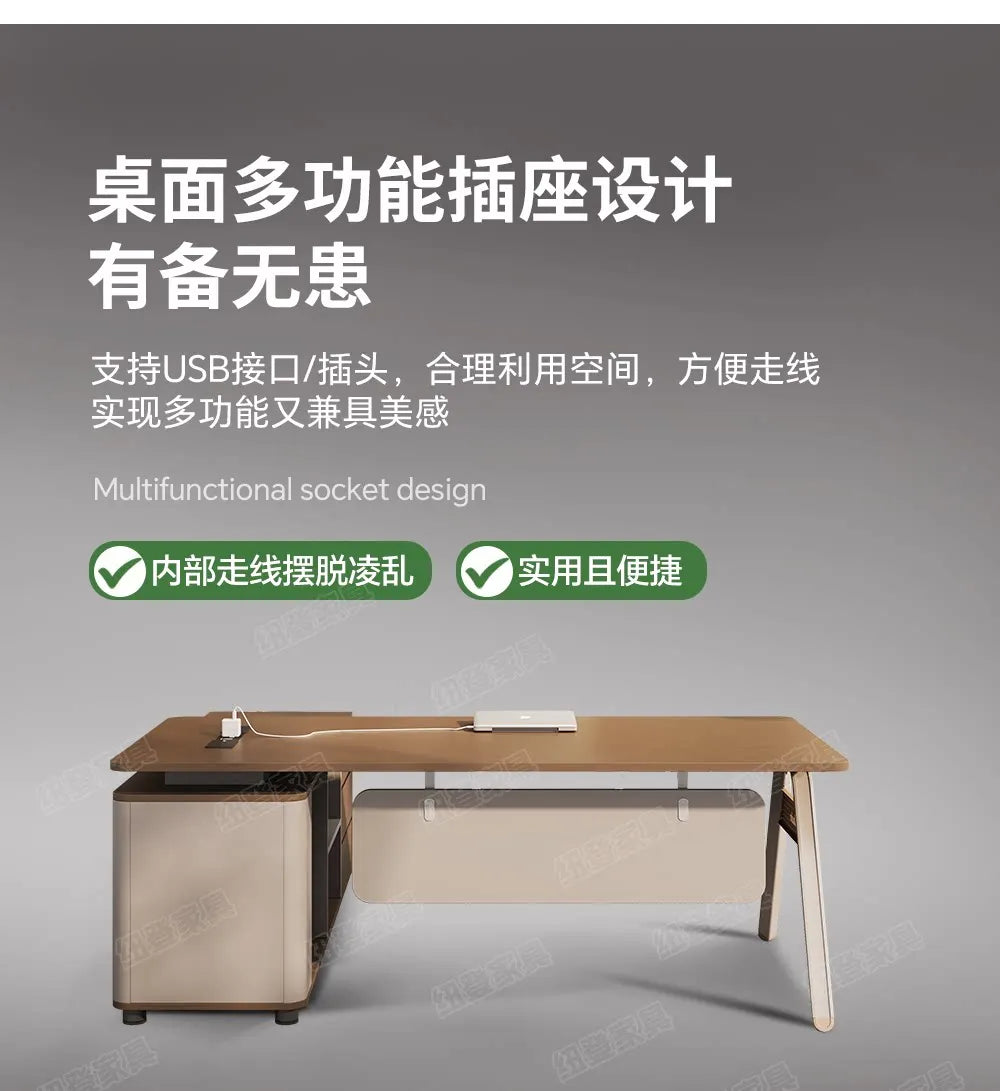 Organizer Large Office Desk Professional Simple Fashion Interior Universal Office Desk Wooden Escritorio Oficina Home Furniture