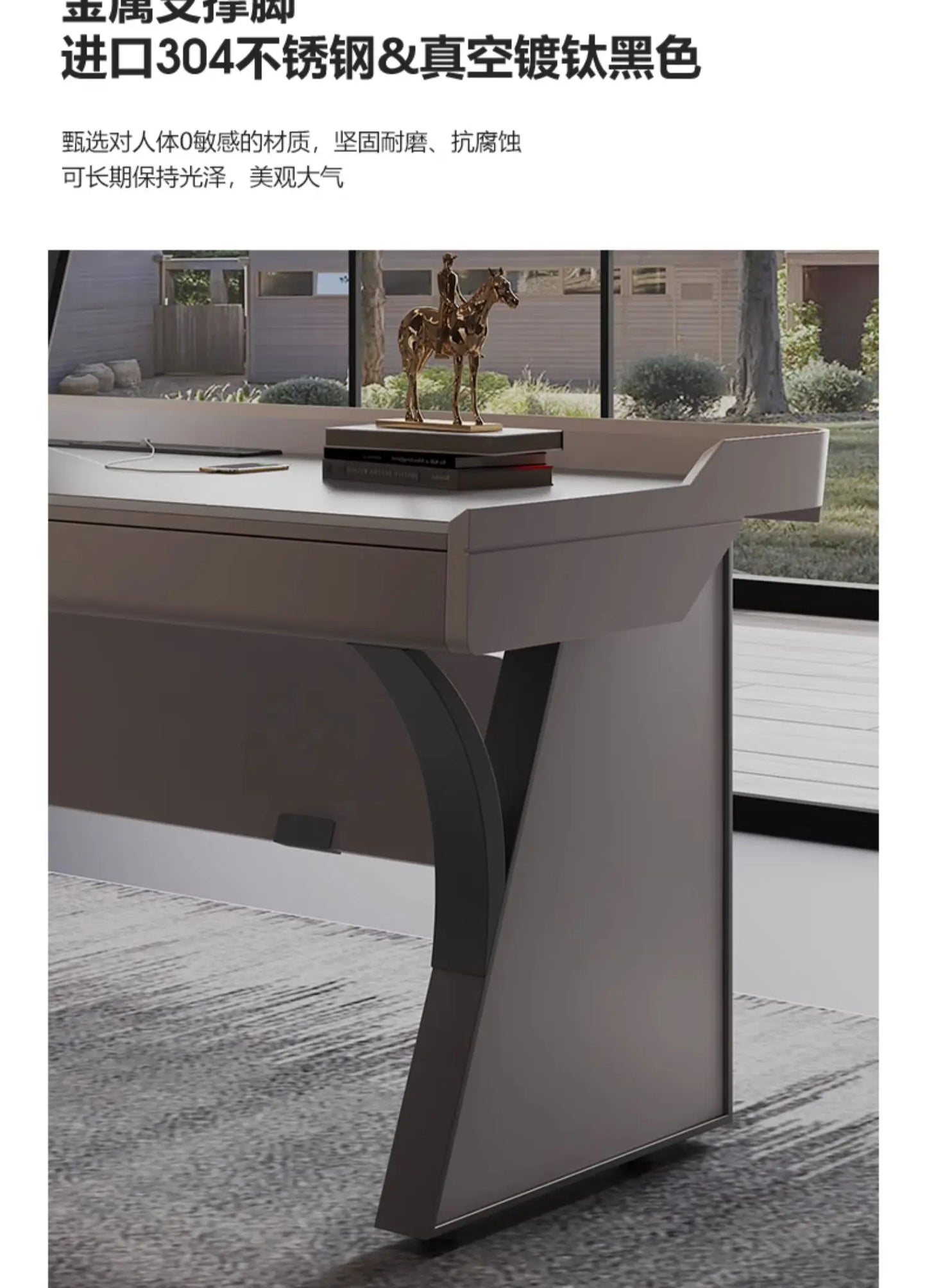 Premium European Style Office Desk Large Craft Sedentary Table Offers Ergonomic Comfort Long Hours Muebles Oficina Accessories