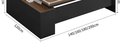 Standing Aesthetic Office Desk Design Large Organizers Modern Fashion Office Desk Interior Mesas Escritorio Room Furnitures
