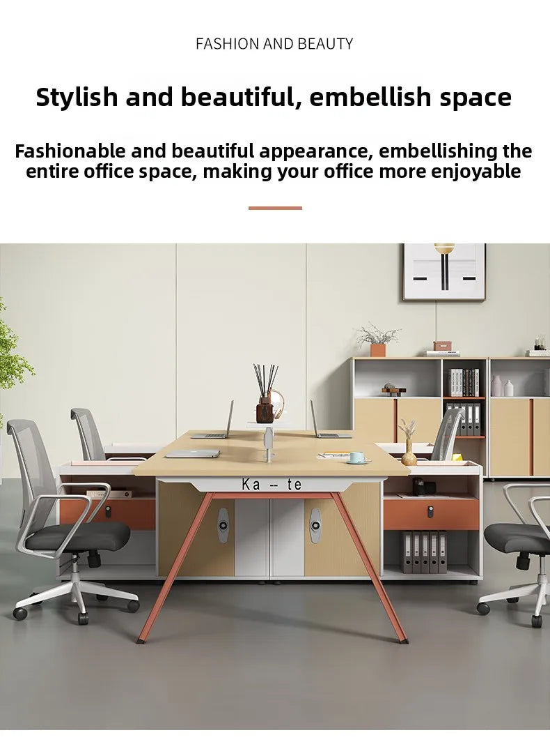 Wide Working Space Convenient Computer Table Workstation Desk Office Furniture Classical Minimalist Office Desks  boss office de
