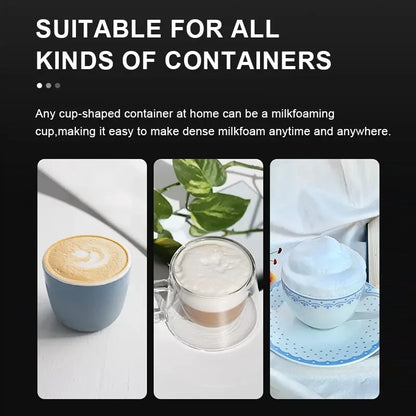 Milk Frother Electric Portable Mini Milk Foamer Coffee Cappuccino Foam Maker Creamer Whisk Frothy Egg Beater Kitchen Accessory