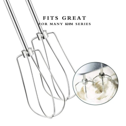 Mixer Heads Electric Kitchen Handheld Mixer Heads Stainless Steel Material Egg Beater Accessories for Baking Cream