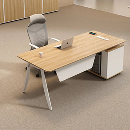 Wooden Study Office Desk Modern Computer Space Saving Luxury Design Safe Office Desk Aesthetic Mesa Ordenador Room Furniture