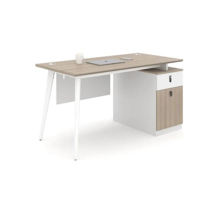 Popular Office Computer Study Desk with Drawer Wooden Design for Study and Work  boss office desk