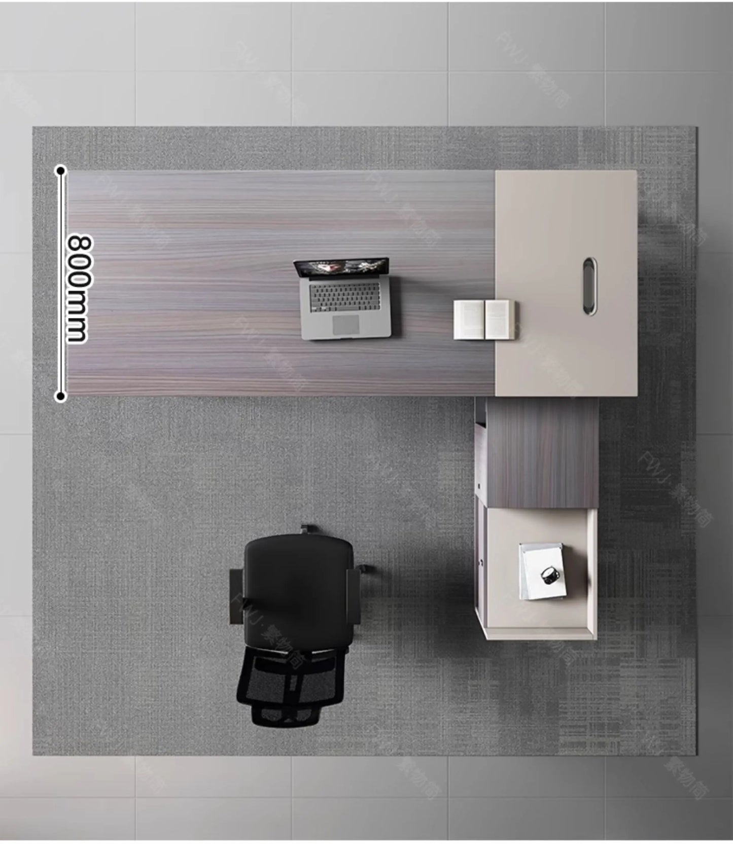 Living Room Lshaped Office Desk Luxury Design Chinese Style Fashion Office Desk Interior Escritorio Oficina Postmodern Furniture