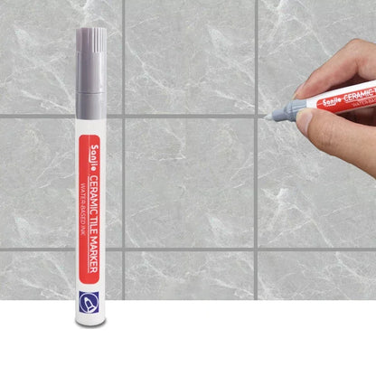 Ceramic Tile Sewing Pen Kitchen Bathroom Wall Floor Tile Special Gap Color Pen Repair Anti-Mold Waterproof Sewing Agent Pen Hook