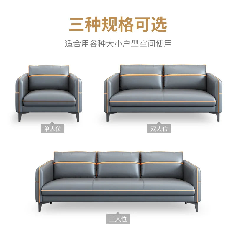 Office Sofa Simple Modern Business Meeting Leisure Lounge Area Reception Simple Office Sofa Coffee Table Combination