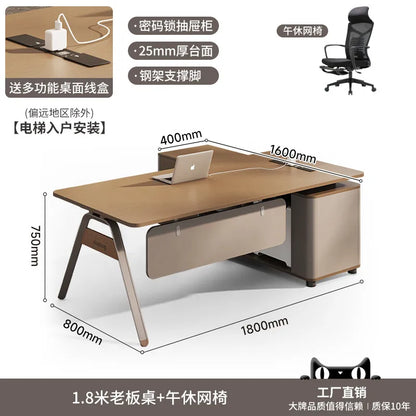 Organizer Large Office Desk Professional Simple Fashion Interior Universal Office Desk Wooden Escritorio Oficina Home Furniture