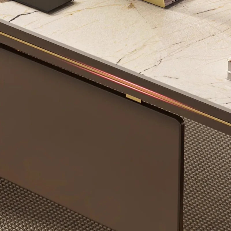 Premium Corner Office Desk Standing Feature Rich Modern Escritorios De Ordenador Perfect Small Spaces Big Ideas Mesa Furniture