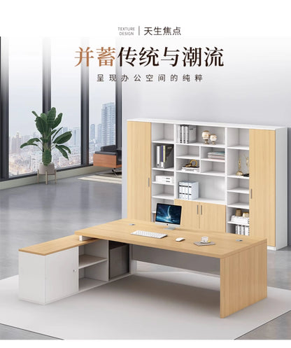 Wooden Professional Office Desk Vintage Simple Irregular Living Room Office Desk Modern Escritorio Oficina Trendy Furniture