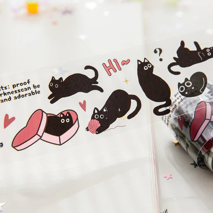 Mr Paper 2rolls/bag kawaii cat and dog diary series tape cute style handbook tape DIY diary photo frame phone case