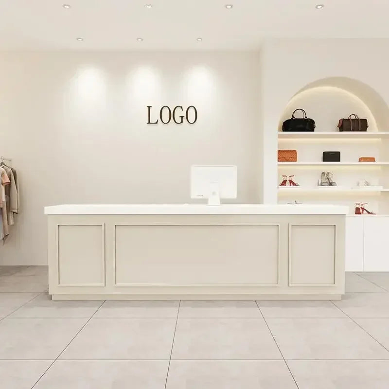 Office Salon Reception Desks Counter Display Checkout Counter Reception Desks Beauty Mostrador Negocio Commercial Furniture