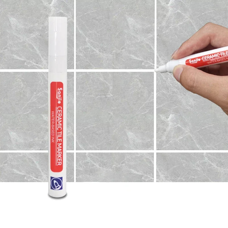 Ceramic Tile Sewing Pen Kitchen Bathroom Wall Floor Tile Special Gap Color Pen Repair Anti-Mold Waterproof Sewing Agent Pen Hook
