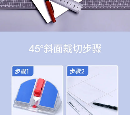 Bevel Cutter 90° Plane Cutter DIY Photo Frame Cutter 45° Bevel Cutting Model Building Making Tools Panel Cutting Supplies