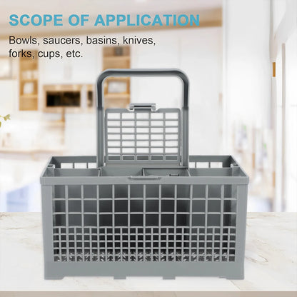 1PCS Dishwasher Cutlery Basket Knife Fork Storage Basket for Bauknecht Whirlpool Indesit Hotpoint Dish Washer Accessories