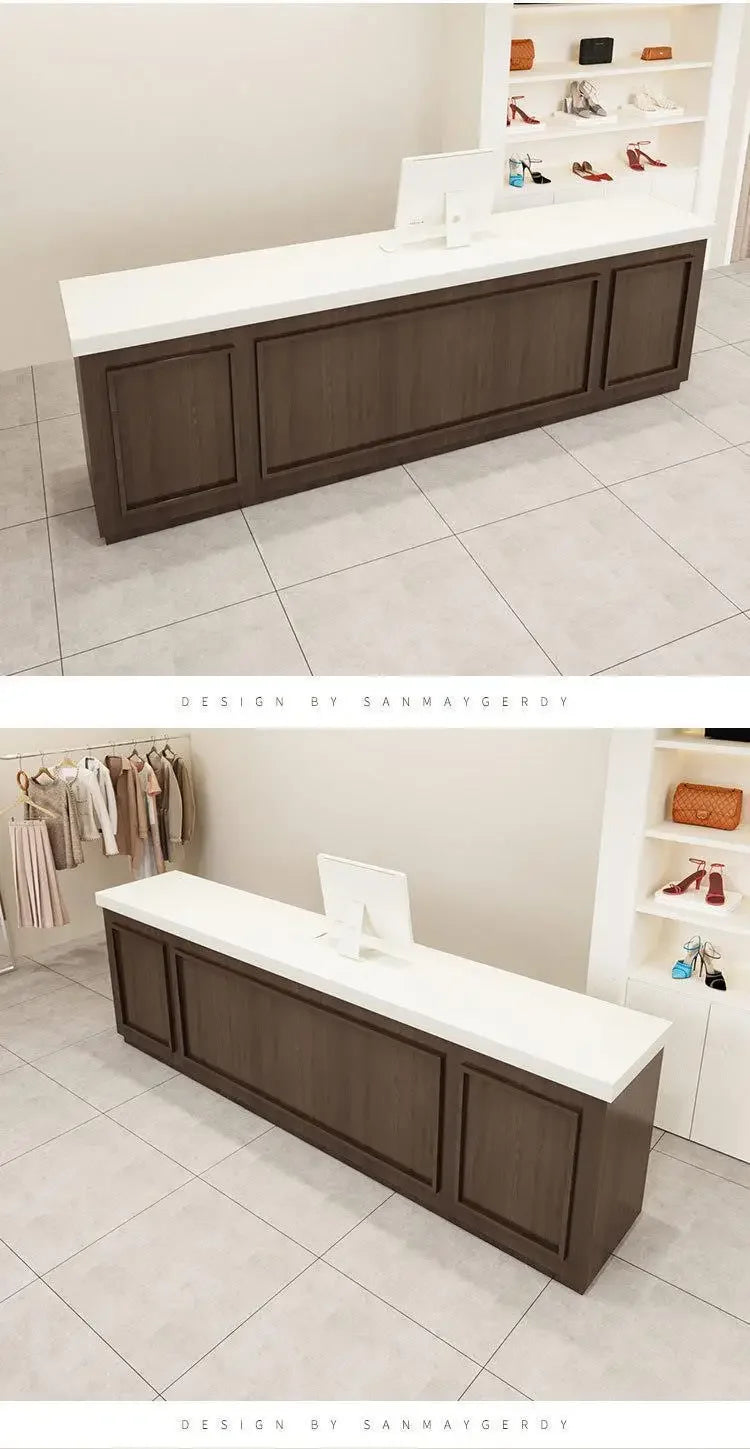 Office Salon Reception Desks Counter Display Checkout Counter Reception Desks Beauty Mostrador Negocio Commercial Furniture