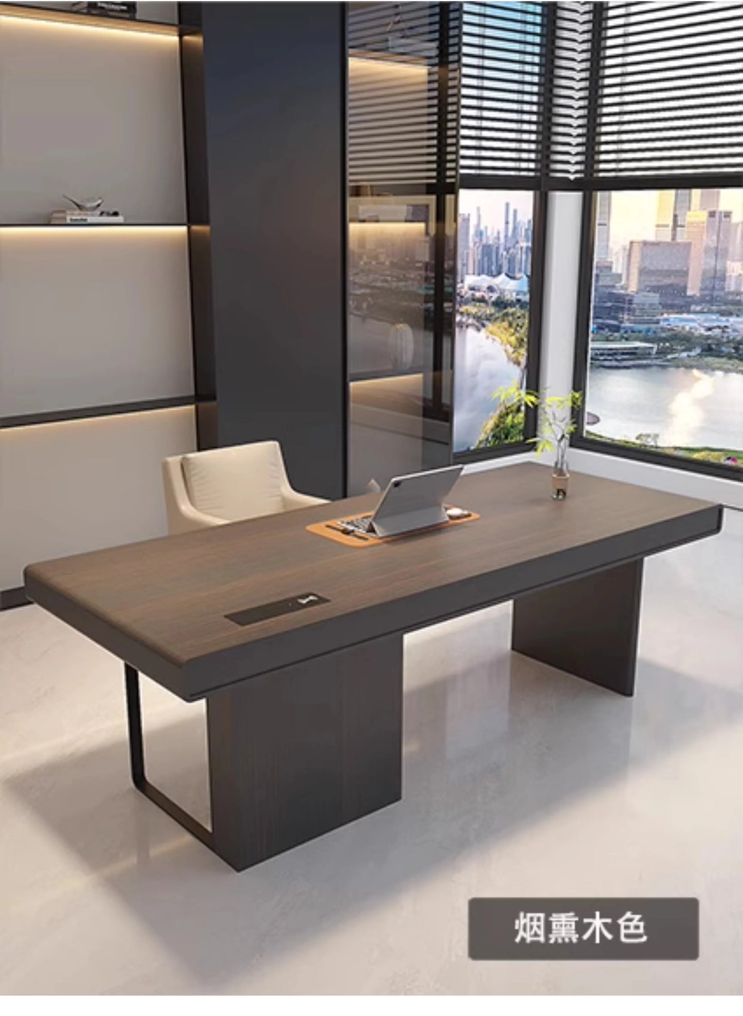 Spacious Ergonomic Office Desk Luxury European Design Standing Table Perfect Workstations Studios Muebles Oficina Mesa Furniture
