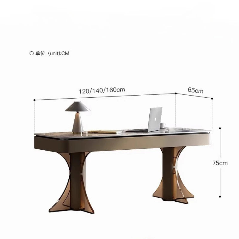 Elegant Craftsmanship In Large Office Desk Stunning European Design Standing Table Office Use Muebles Oficina Home Accessories