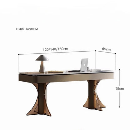 Elegant Craftsmanship In Large Office Desk Stunning European Design Standing Table Office Use Muebles Oficina Home Accessories