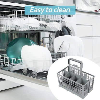 1PCS Dishwasher Cutlery Basket Knife Fork Storage Basket for Bauknecht Whirlpool Indesit Hotpoint Dish Washer Accessories