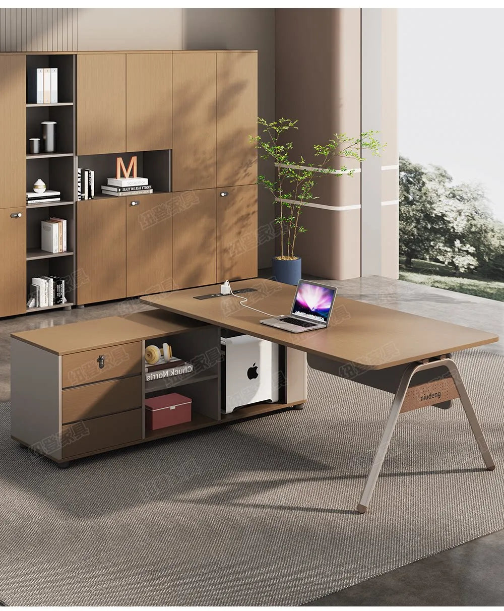 Organizer Large Office Desk Professional Simple Fashion Interior Universal Office Desk Wooden Escritorio Oficina Home Furniture