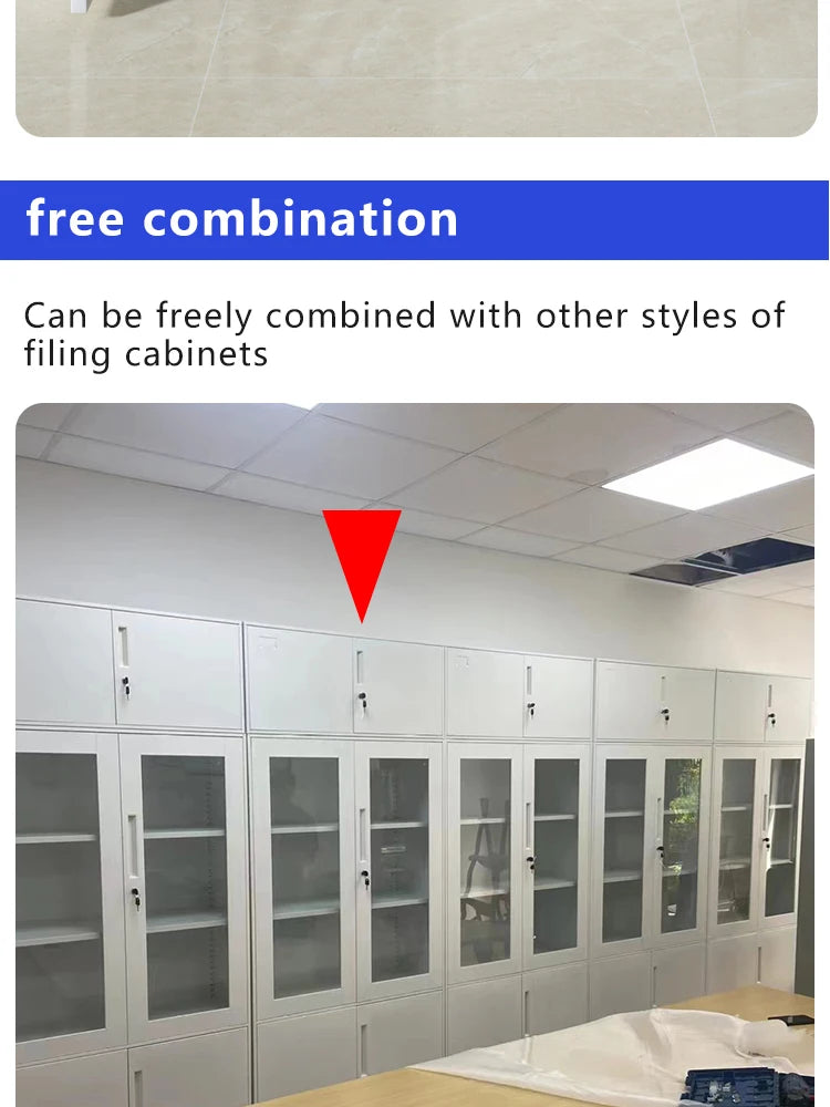 Office Metal Storage File Cabinet, Steel Storage Cabinet, Filing Cabinet Suitable for School Offices